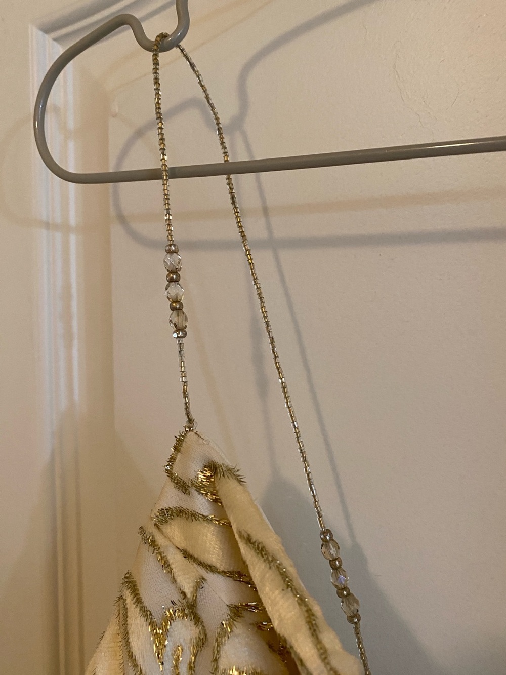 EUC Vintage y2k Cache cami top in ivory and gold size M - Picture 4 of 5